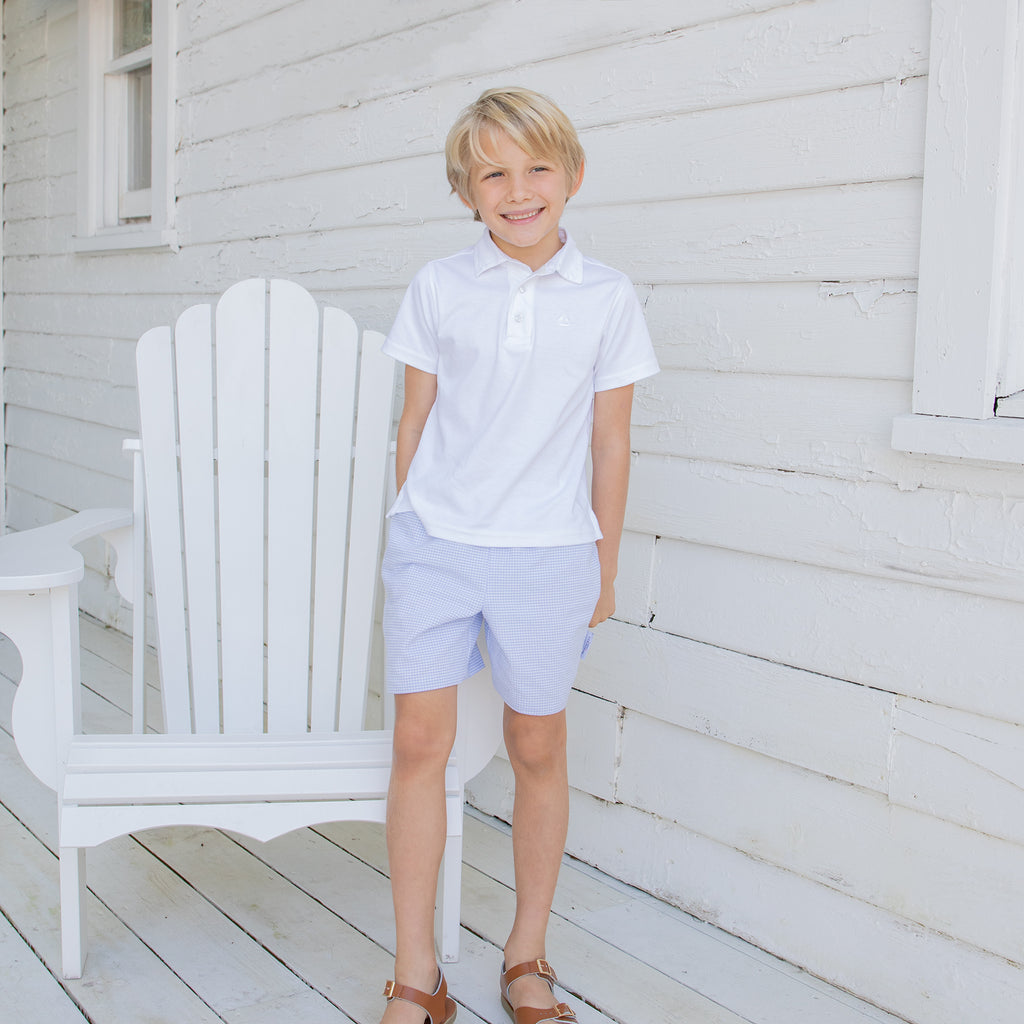 Set Sail Pima Polo-Classic White