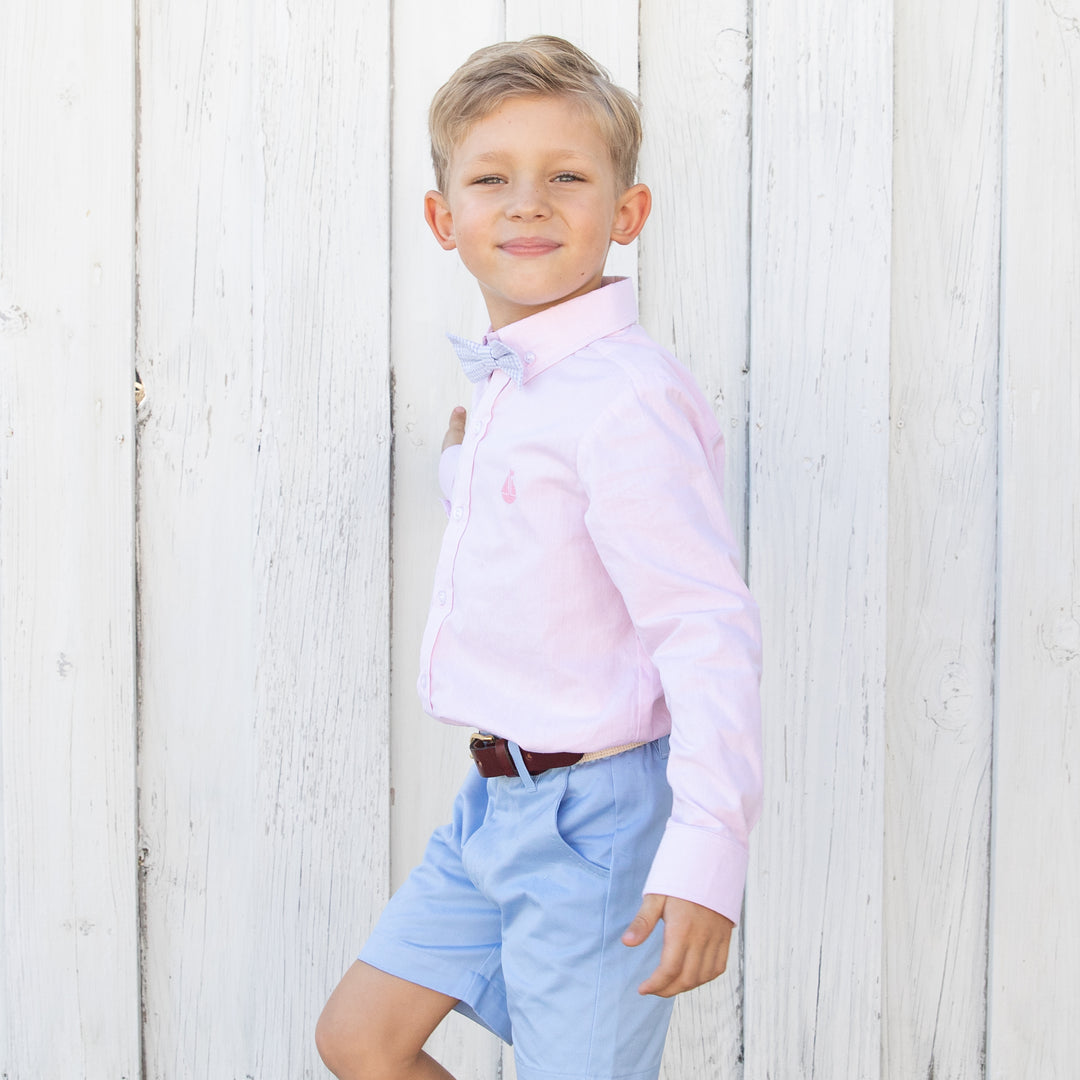 Chambray Button Down-Primrose