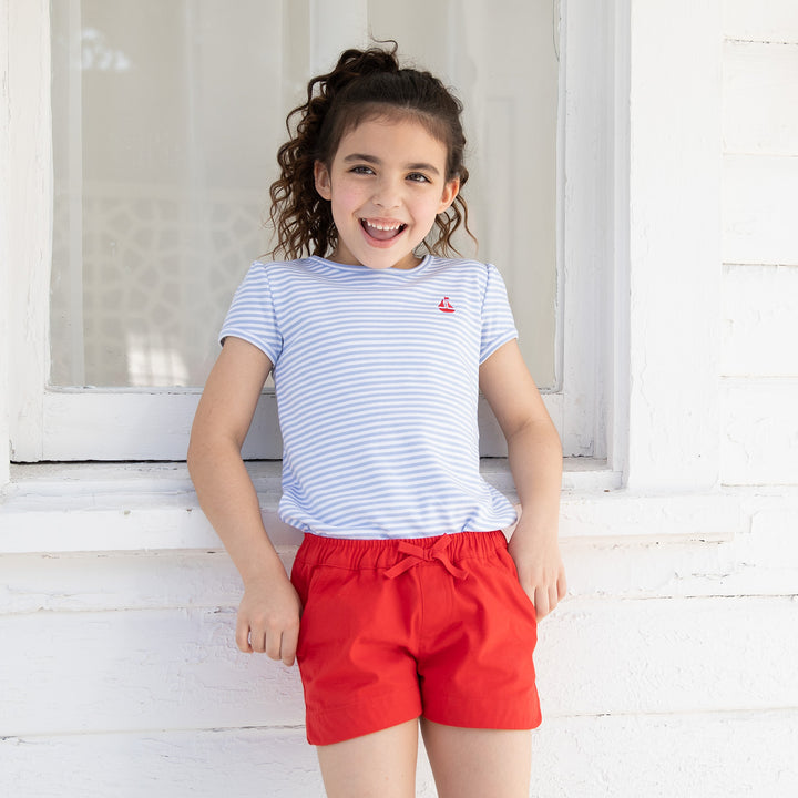 Sconset Shorts-Royal Red