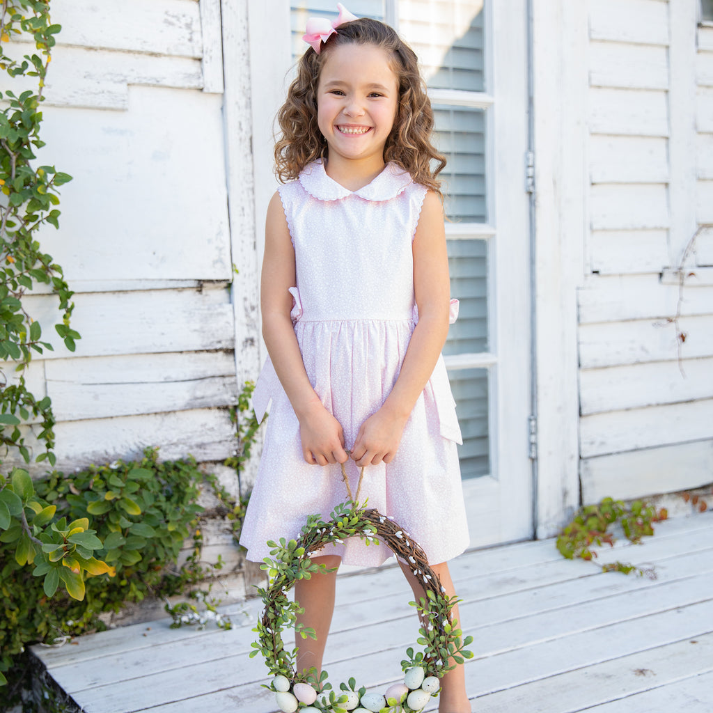 Emma Dress-Pink Bayberry Floral