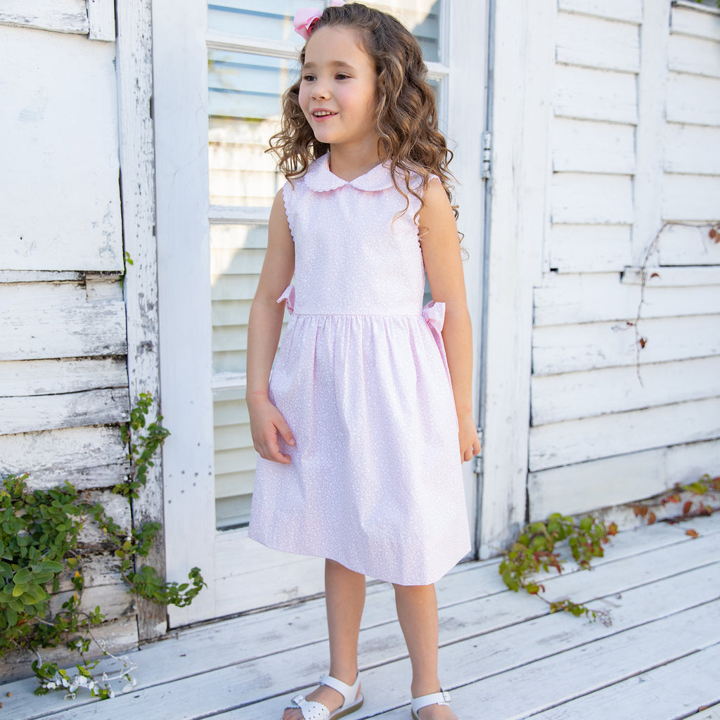Emma Dress-Pink Bayberry Floral