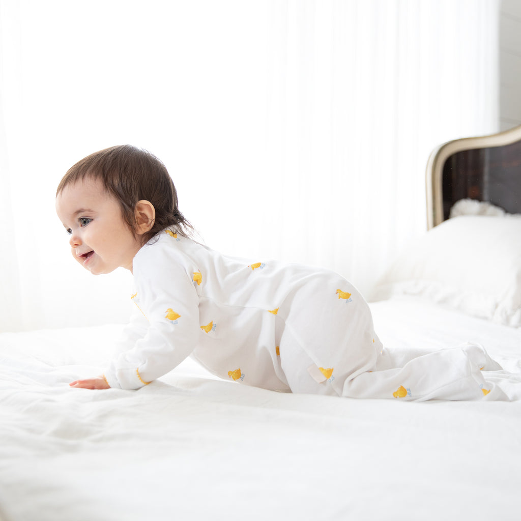 Puddle Ducks Pima Footed Romper