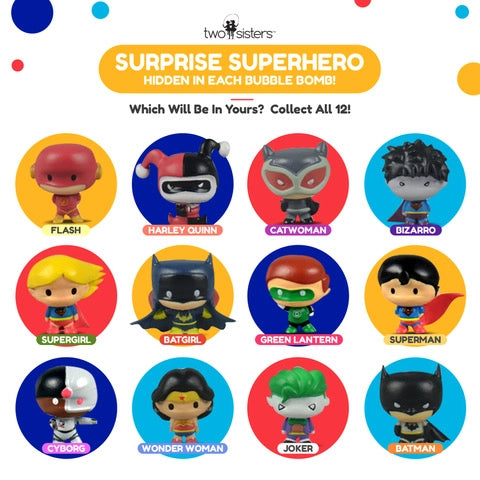 Superhero Surprise Bubble Bath Bomb with Kids Toy Gift Box
