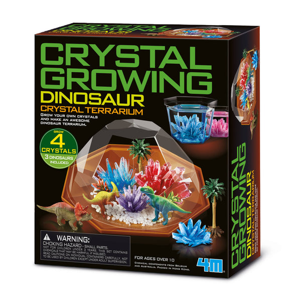 4M Crystal Growing Dinosaur Terrarium DIY STEM Science Kit