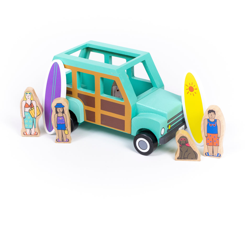 Surf’s Up Magnetic Surfer Van