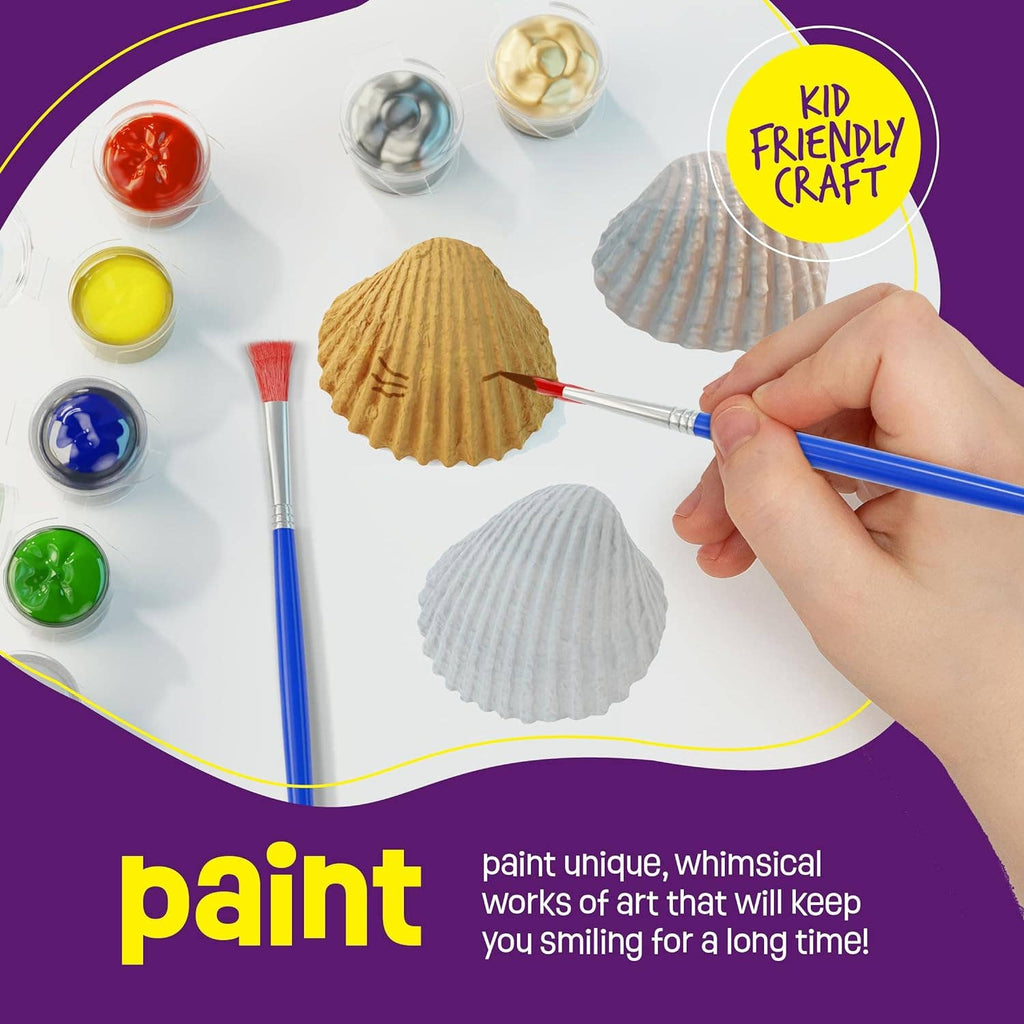 Sea Shell Painting Kit - Arts & Crafts for Boys and Girls