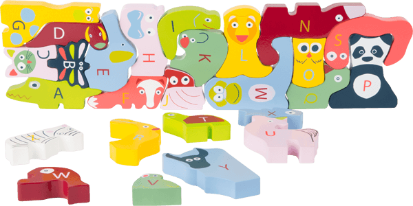 Small Foot Wooden Animal ABC Educational Puzzle