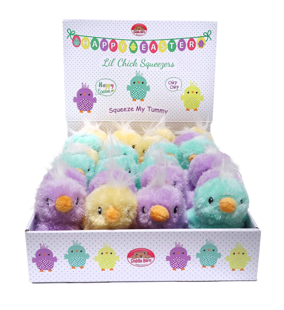 Lil Chick Squeezers (Easter Basket Plush Toy Gift)