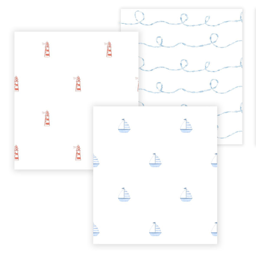 Nantucket Swaddle Blanket Set