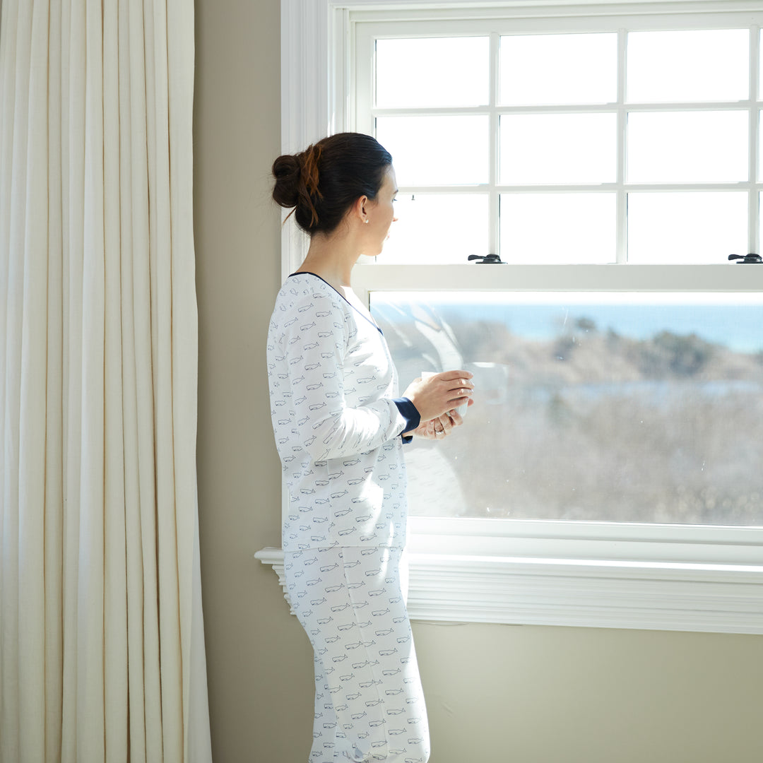 Women's Whale Watch Pajama Set