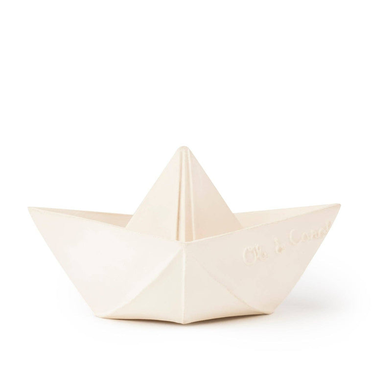 Oli & Carol-Origami Boat (White)