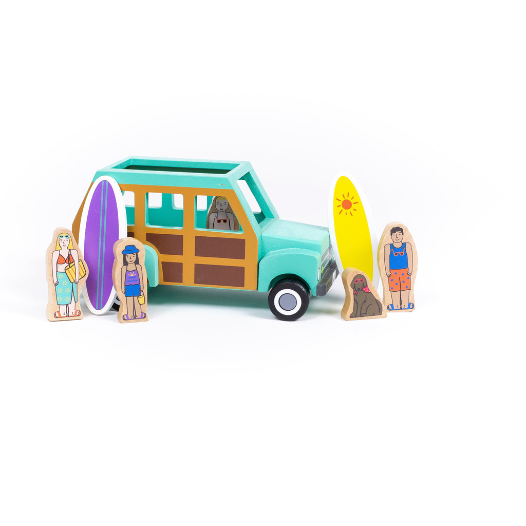 Surf’s Up Magnetic Surfer Van