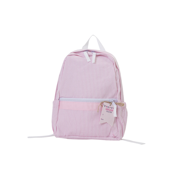 Seersucker Mini Backpack - Pink