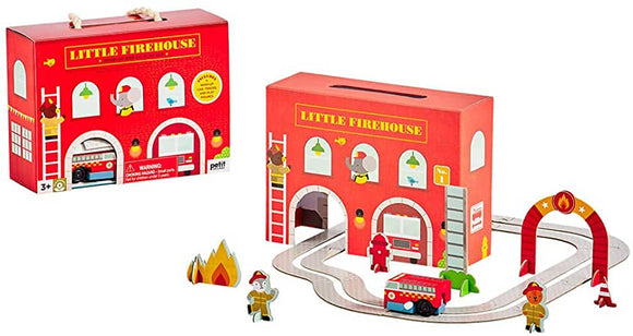 Wind Up & Go Fire Station Play Set