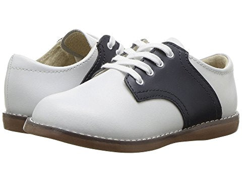 FootMates Cheer Oxford-Classic White & Nautical Navy