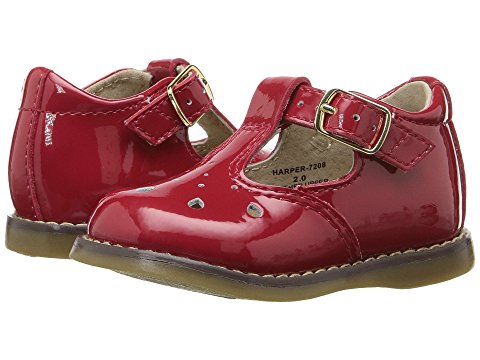 FootMates Harper-Patent Red