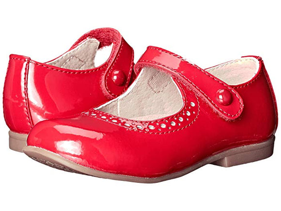 FootMates Emma-Red Patent