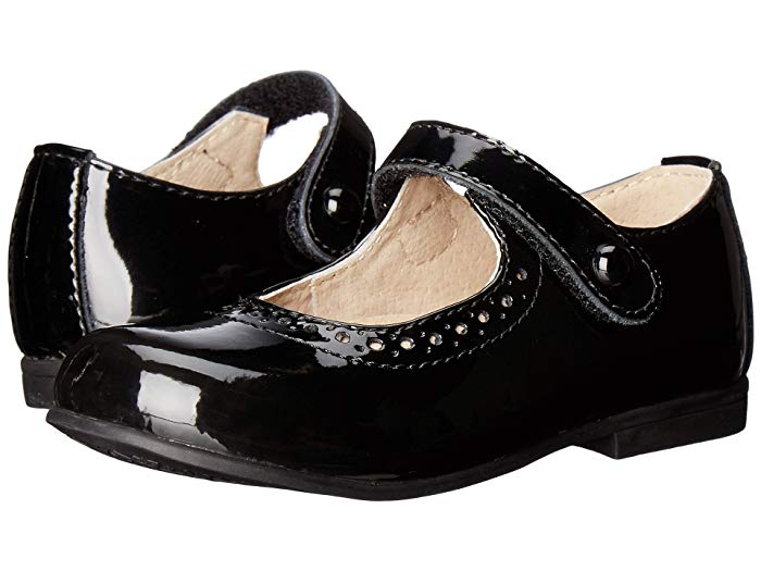 FootMates Emma-Black Patent