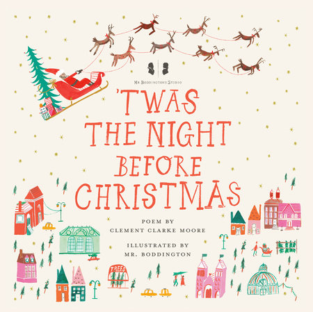'Twas the Night Before Christmas Hardcover Book