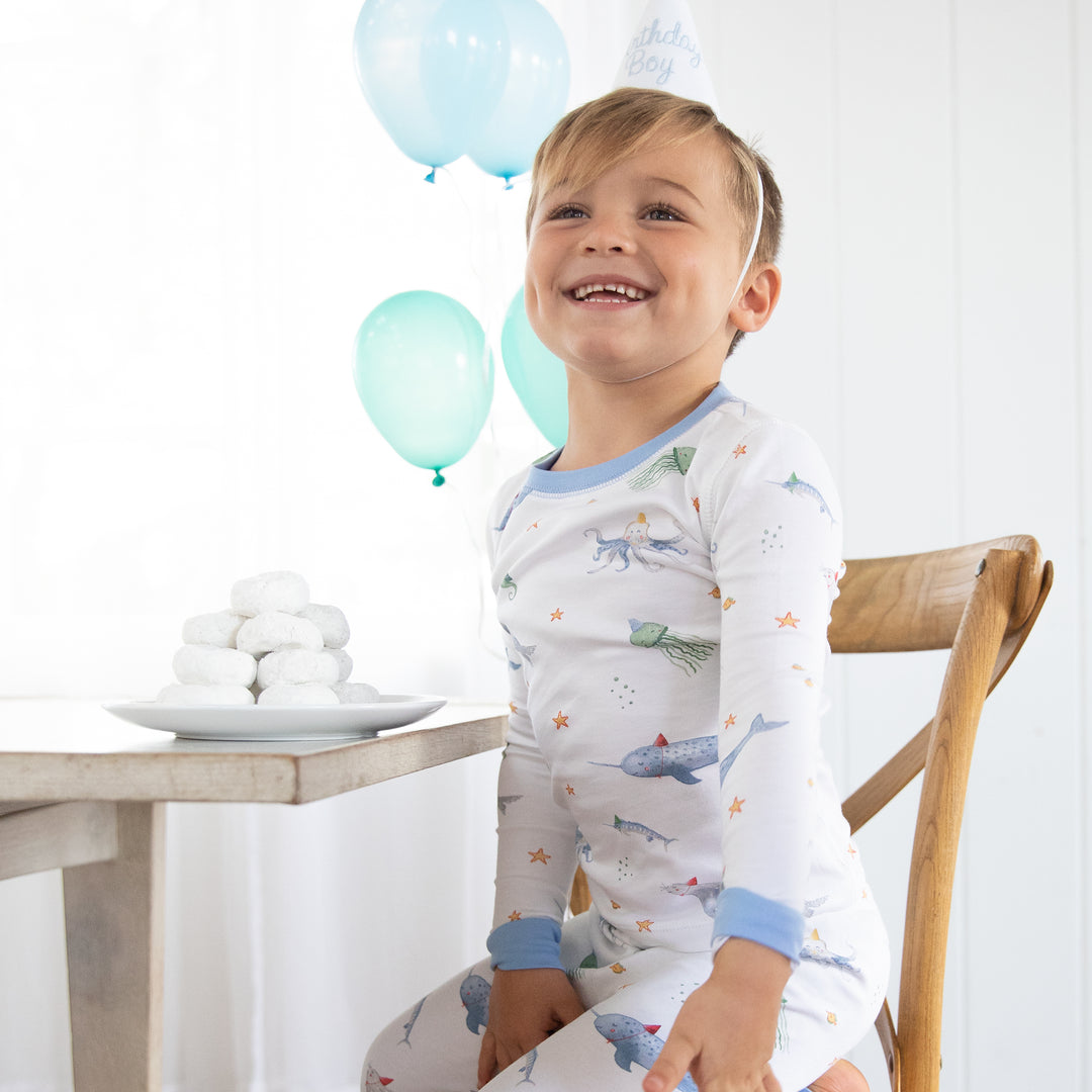 Sea You At The Party Pima Jammies 2-Piece Set