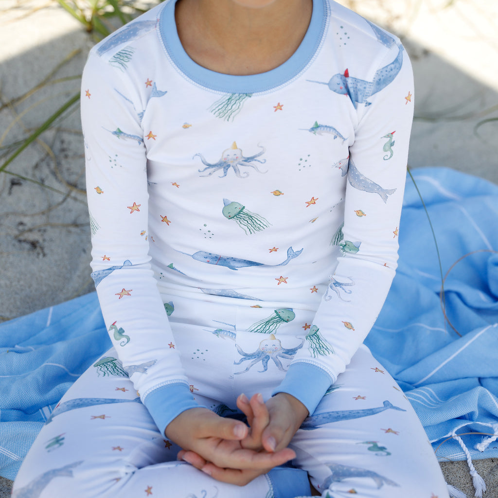 Sea You At The Party Pima Jammies 2-Piece Set