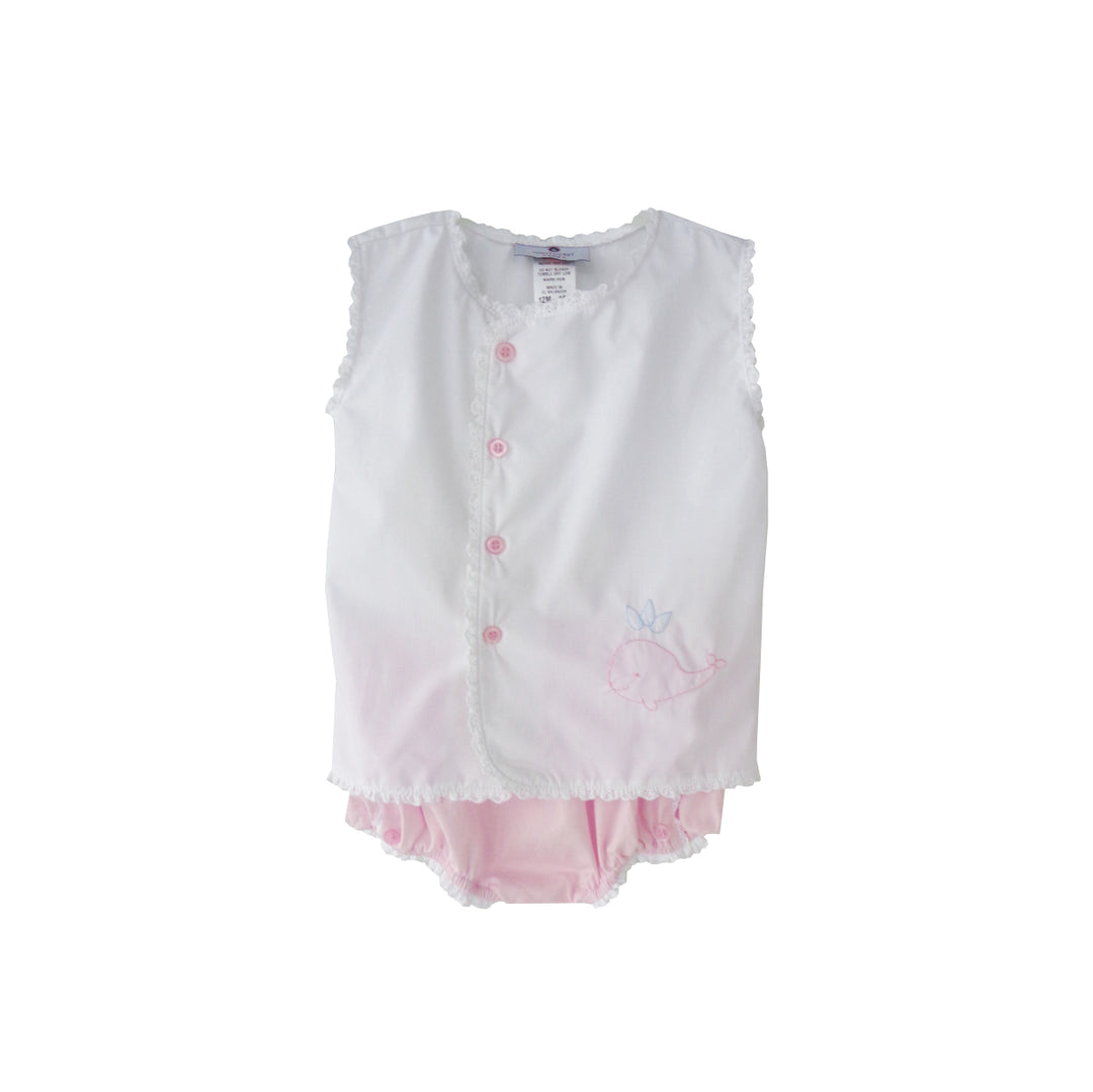 Whale Watch Shadow Embroidery Set-Pink