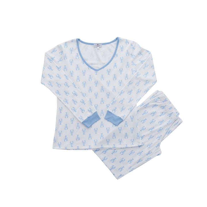 Women's New England Lobster Pajamas 2-Piece Set