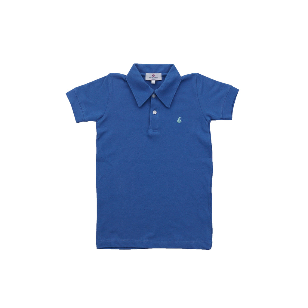 Set Sail Pique Polo-Cobalt