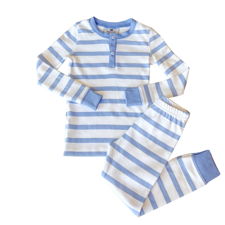 Portside Pima Jammies 2-Piece Set-Ultramarine Stripe
