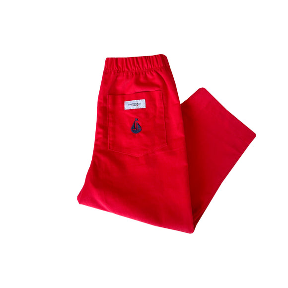 Cisco Trousers-Royal Red Corduroy