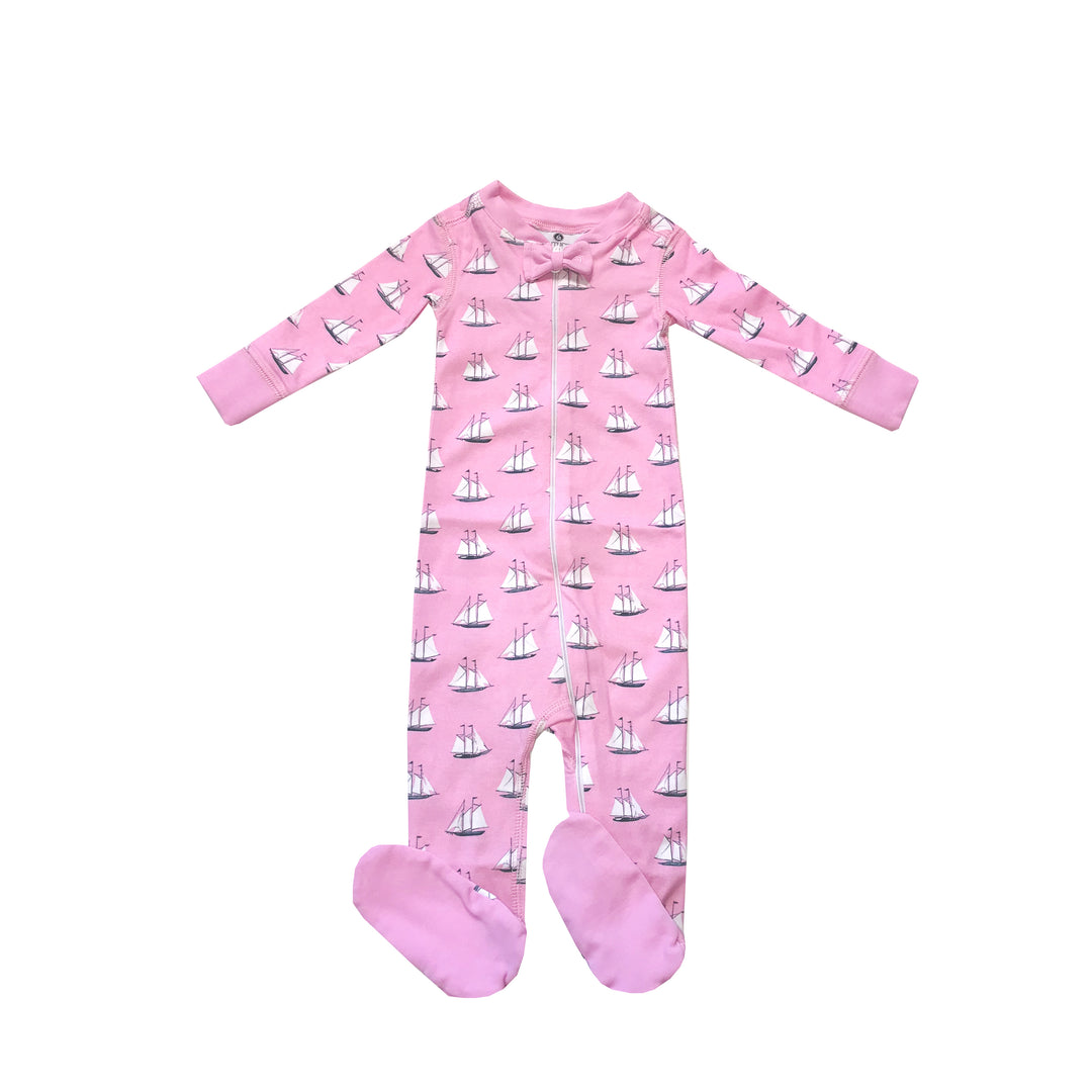 Regatta 1-Piece Pima Footie-Bubblegum