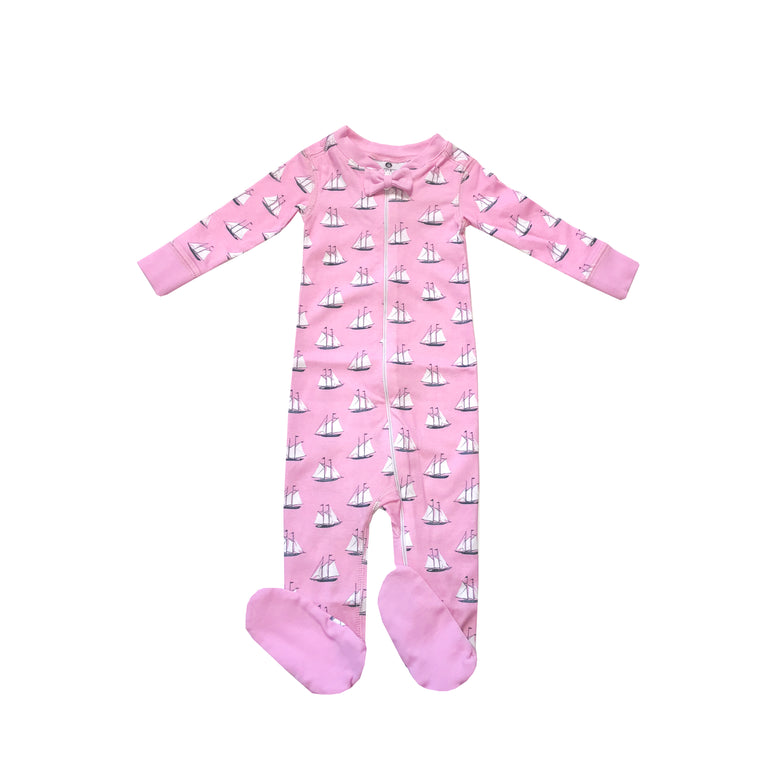 Regatta 1-Piece Pima Footie-Bubblegum