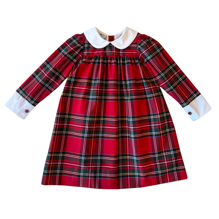 Scout Dress-Royal Red Tartan