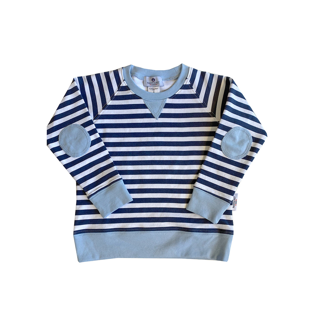 Atlantic Crewneck-Nautical Navy/Blue