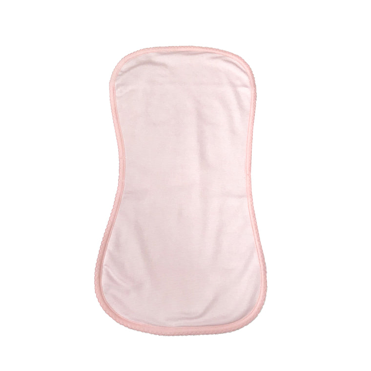 Over The Shoulder Burp Cloth-Pink Stripe