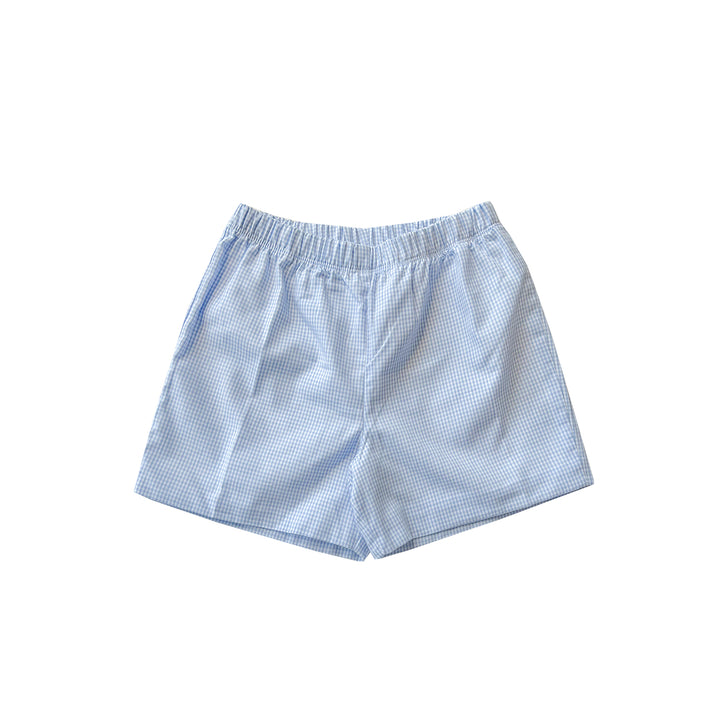 Cisco Shorts-Chatham Bars Blue Microcheck