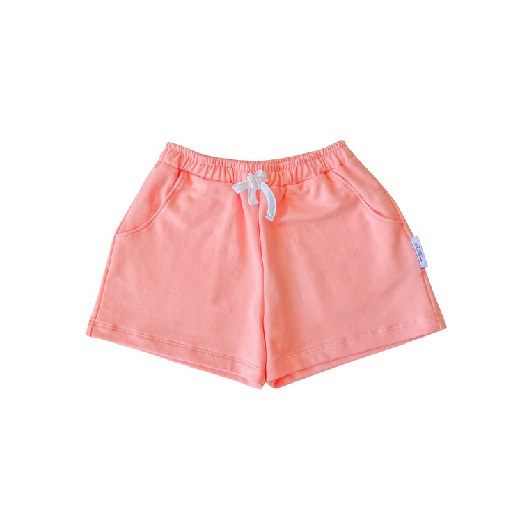 French Terry Play Shorts-Just Peachy