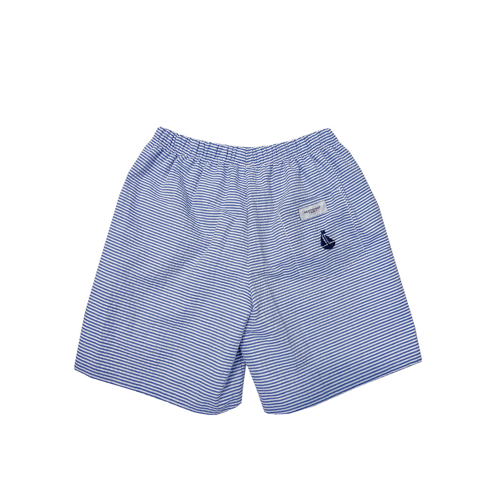 Cisco Shorts-Navy Seersucker