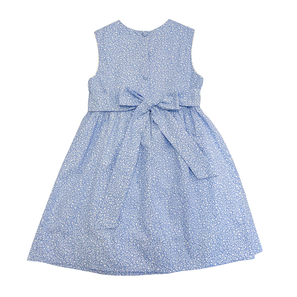 Alice Dress-Blue Bayberry Floral
