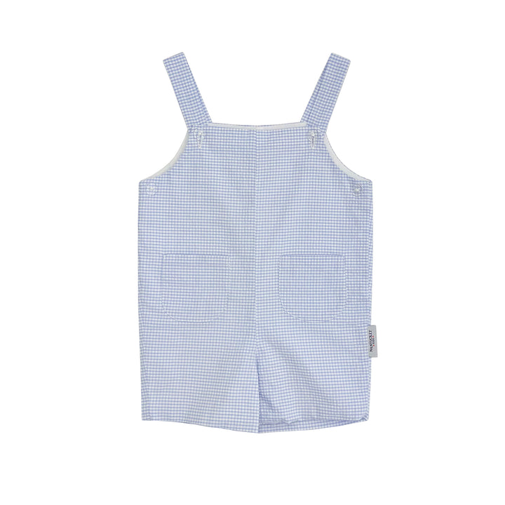Skipper Shortall-Blue Seersucker Check