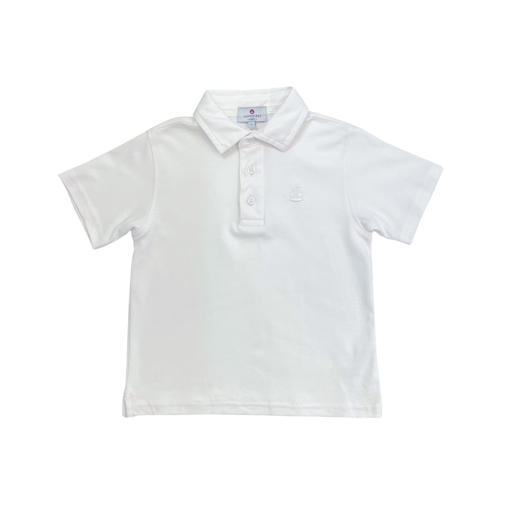 Set Sail Pima Polo-Classic White