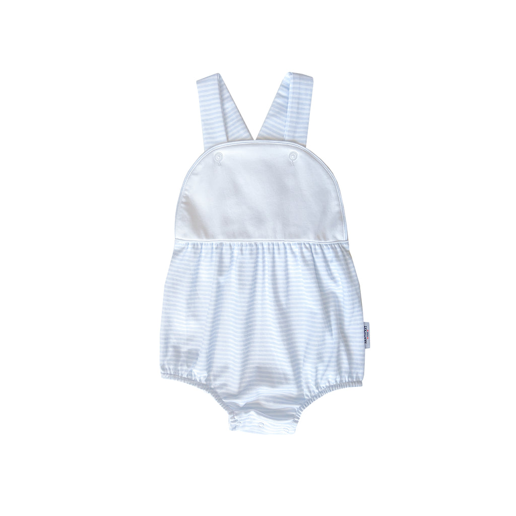 Seabury Sunsuit-White/Chatham Bars Blue Stripe