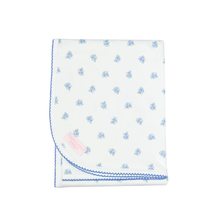 Hydrangeas in Bloom Pima Blanket