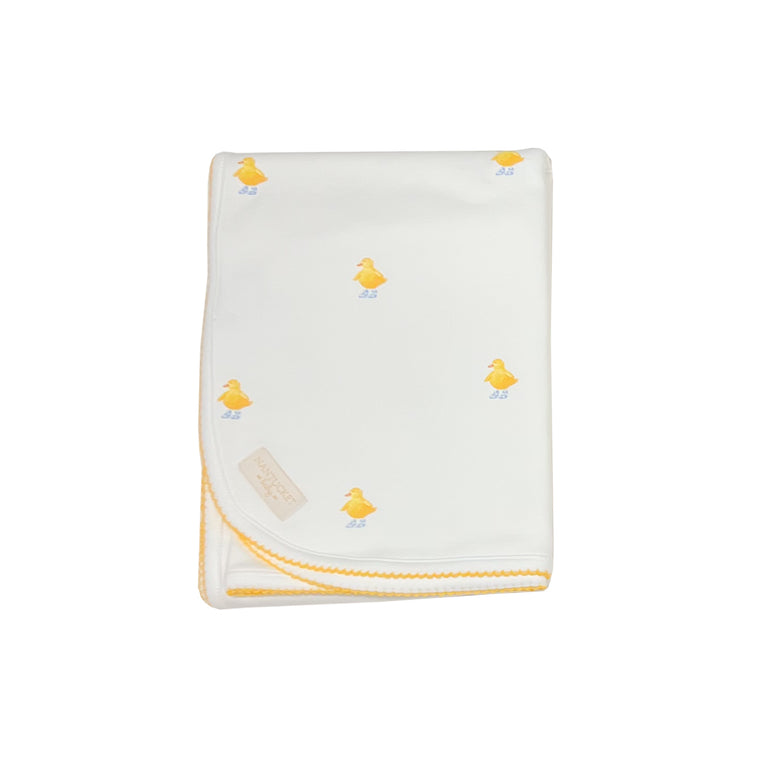Essential Pima Blanket-Puddle Ducks