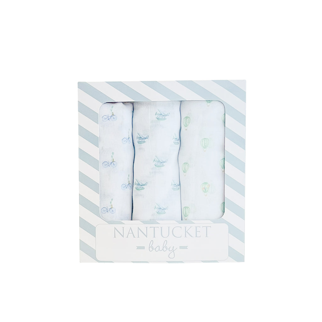 Transportation Swaddle Blanket Set