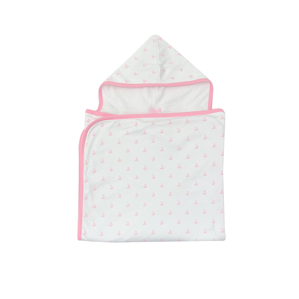 Tradewinds Oversized Hooded Towel-Peony