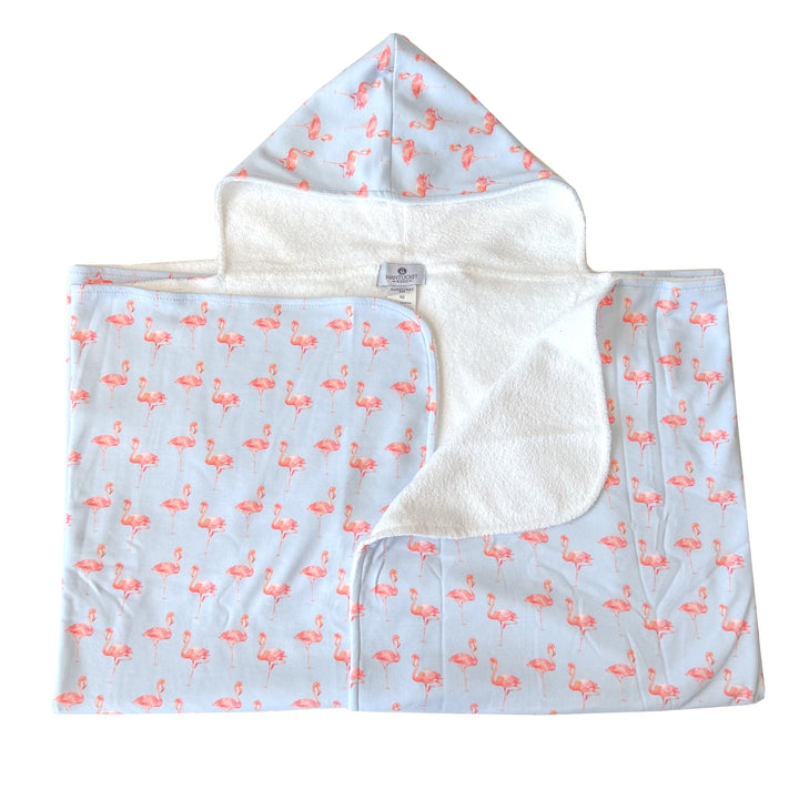 Oversized Hooded Towel-Flamingo