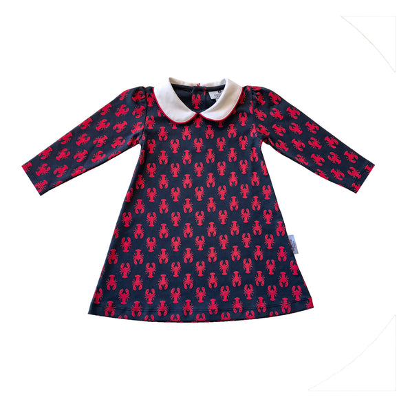 Pima Play Dress-New England Lobster