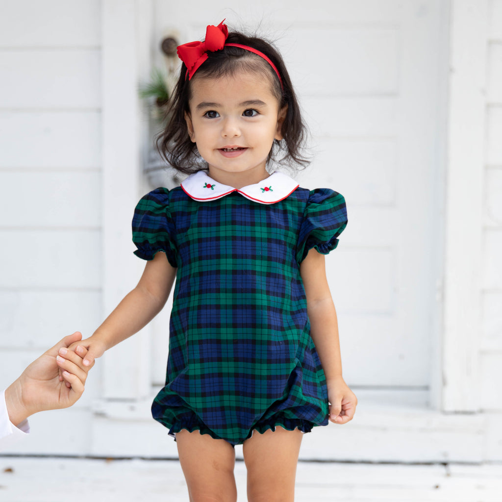 Joy Bubble-Hunter and Navy Tartan
