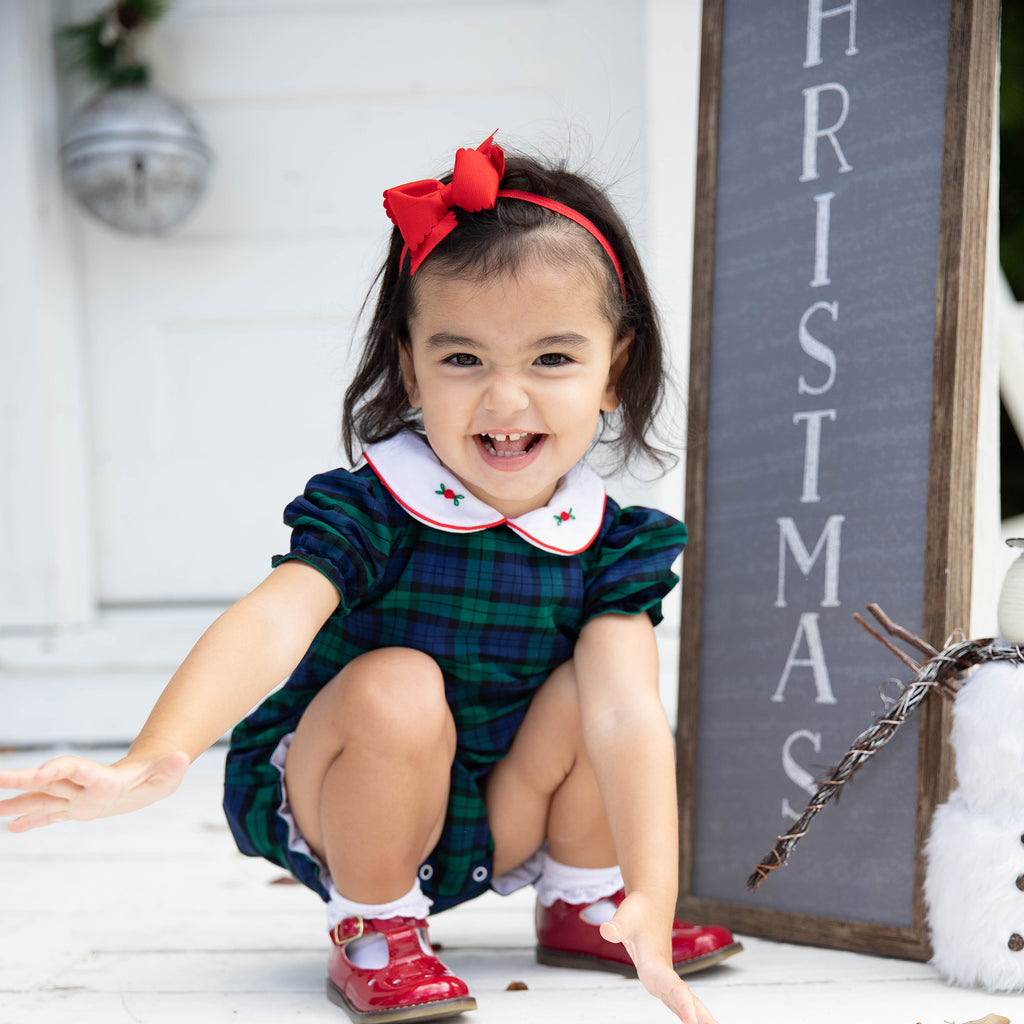 Joy Bubble-Hunter and Navy Tartan